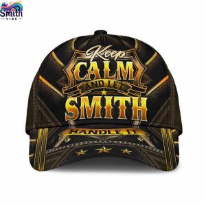 Keep Calm And Let Smith Handle It Baseball Cap 1