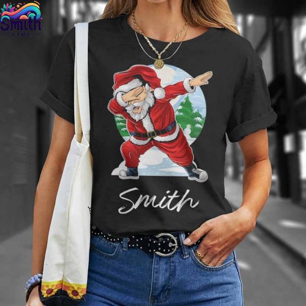 Smith Santa Christmas T Shirt 4